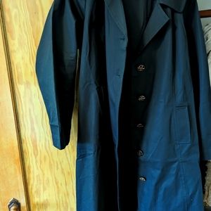 Brand New without tags. Blue sky waxed cotton trench coat.